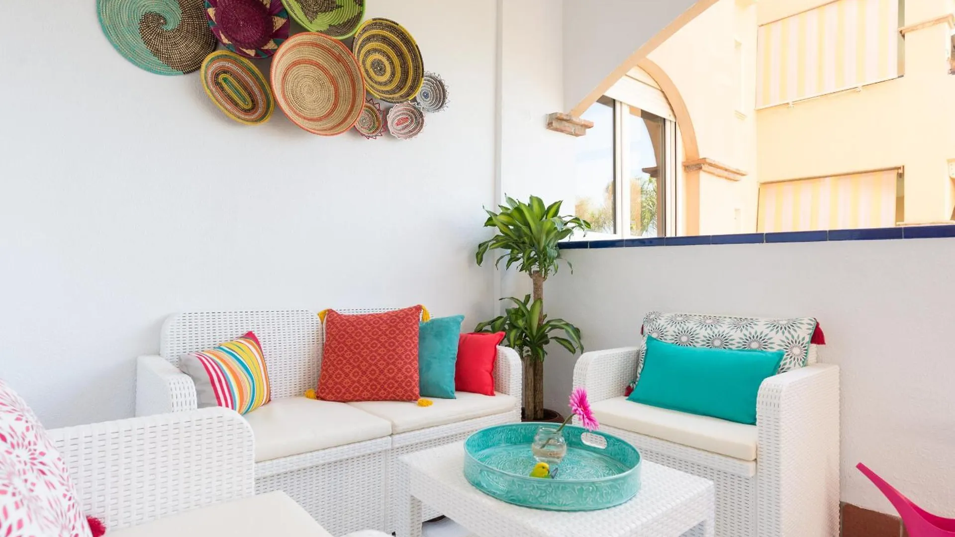 Apartment Boho Chic- Beachfront - Free Bikes - Salt Water Pool Torremolinos Spain