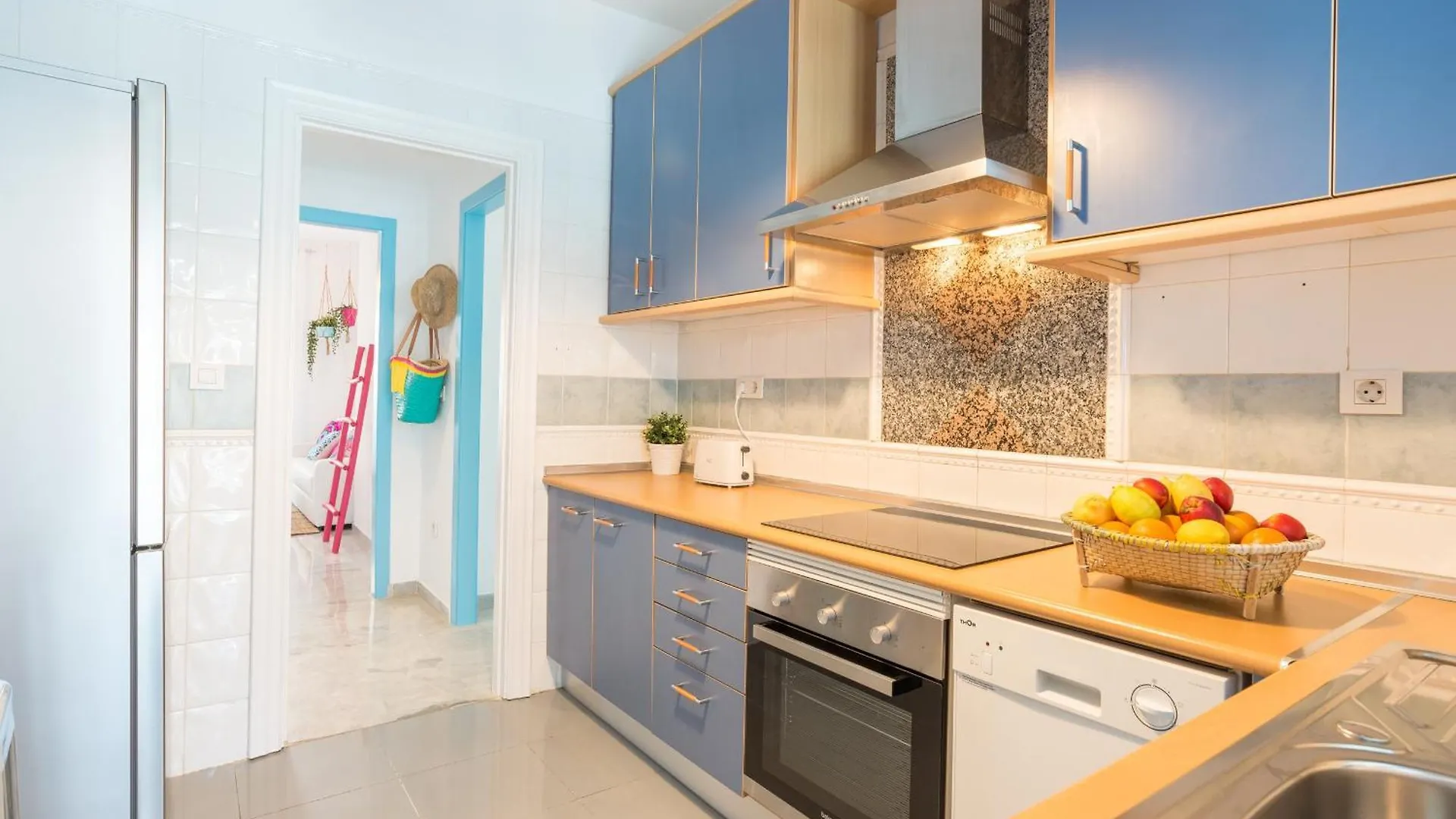Apartment Boho Chic- Beachfront - Free Bikes - Salt Water Pool Torremolinos Spain
