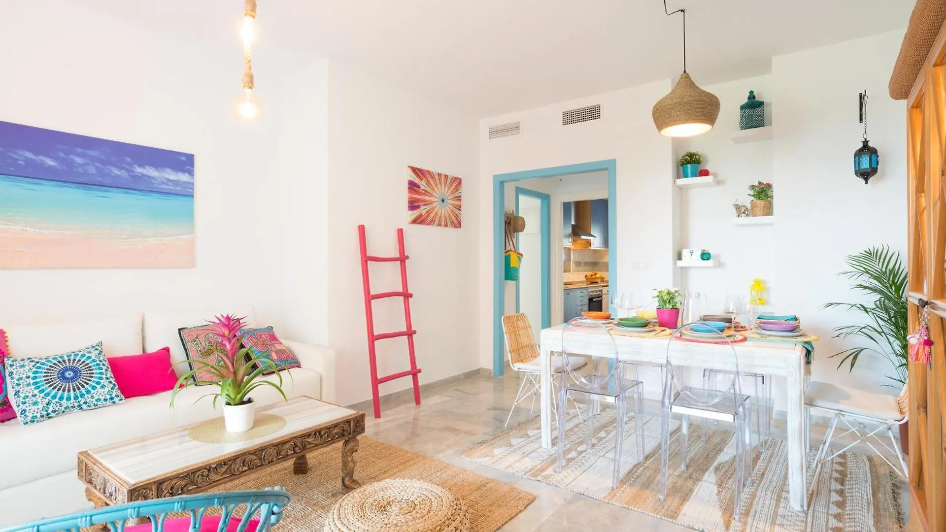 Boho Chic- Beachfront - Free Bikes - Salt Water Pool Torremolinos 0*,  Spain